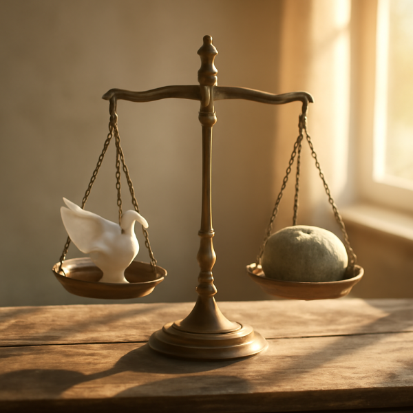 The Weight of Justice and Mercy