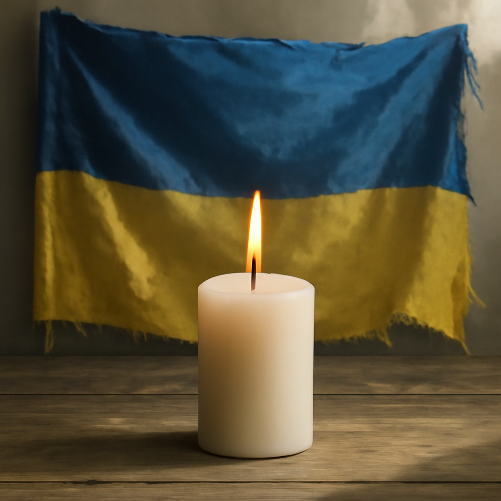 Mourning and Hope in Kyiv Amidst Conflict