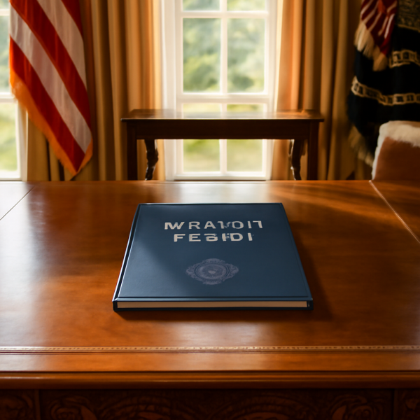 Trump Receives Religious Liberty Report in Oval Office