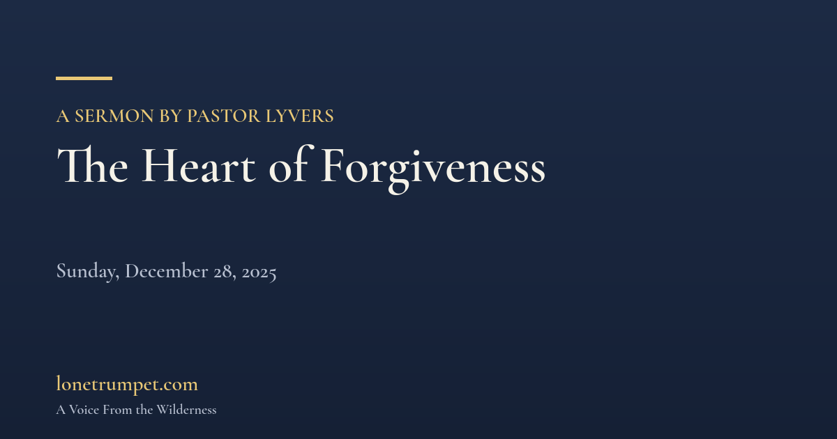 The Heart of Forgiveness