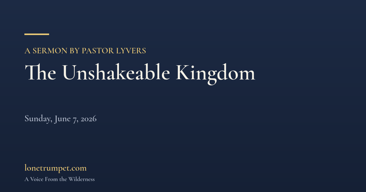 The Unshakeable Kingdom