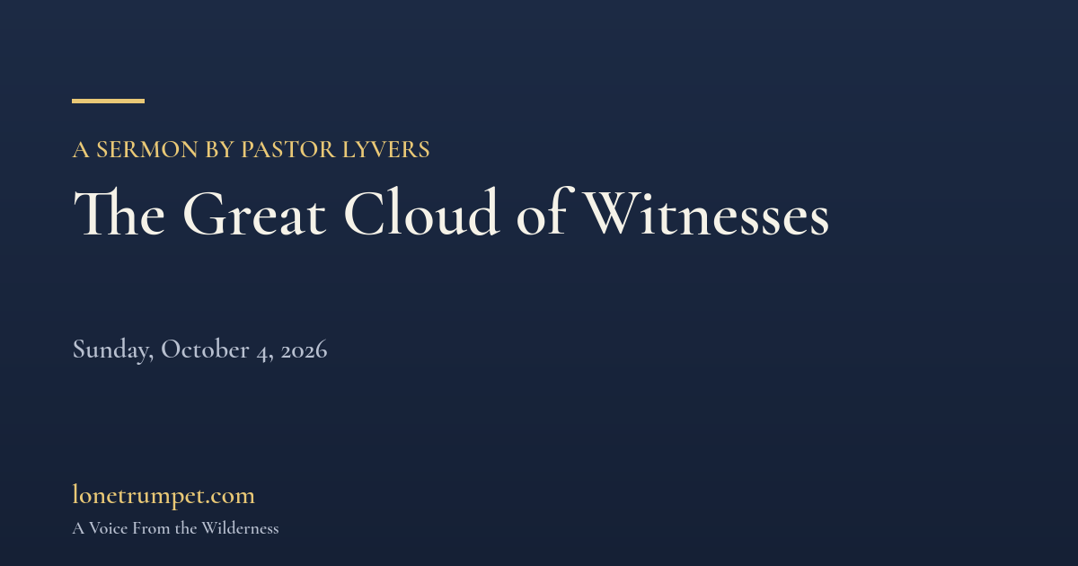The Great Cloud of Witnesses