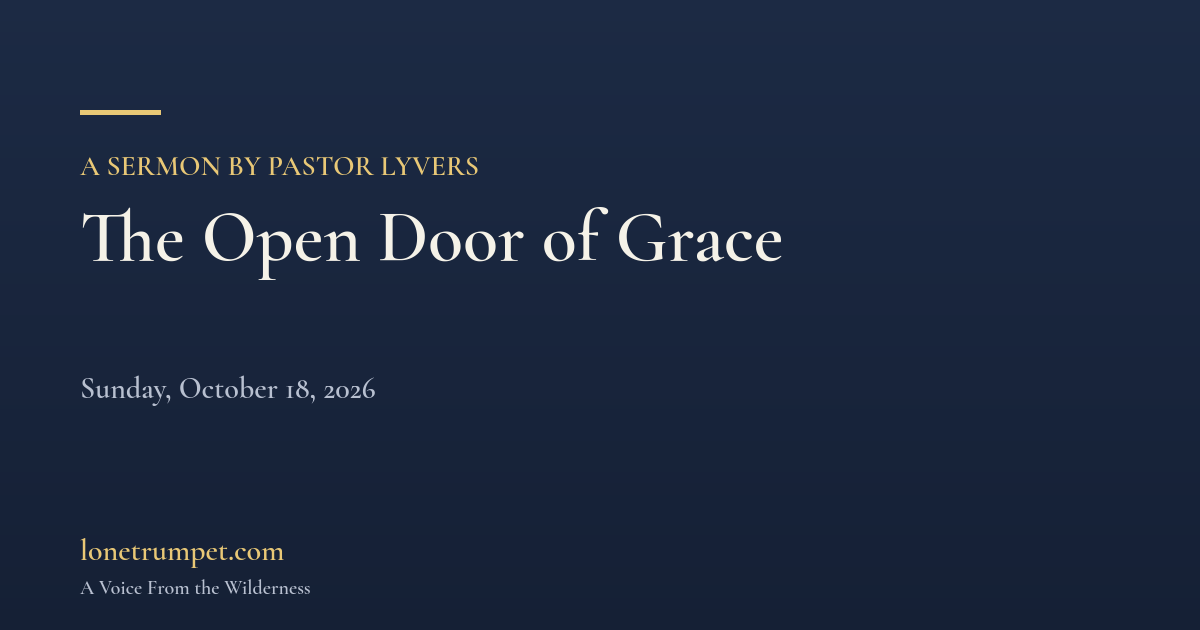 The Open Door of Grace